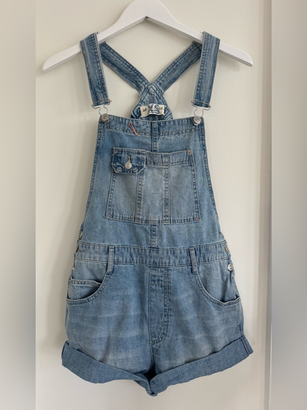 Free People - We The Free Denim Shortalls - XS